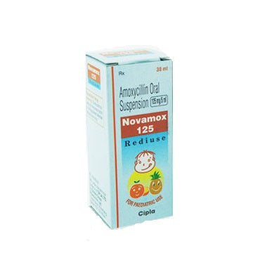 Novamox 125mg dry Syp